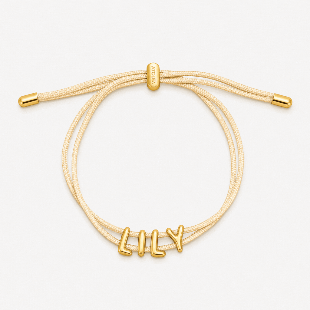 Bubble Name Bracelet