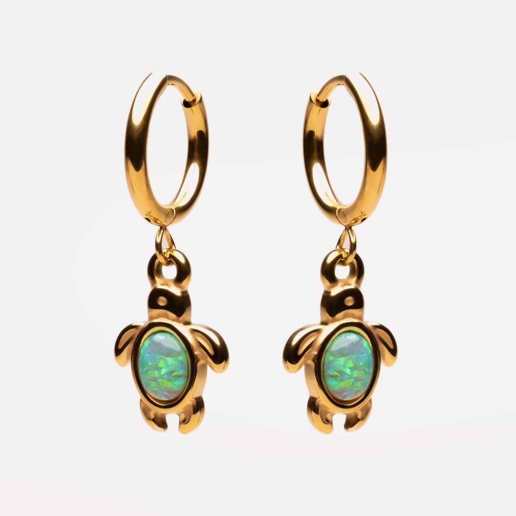 Opal Turtle Hoops